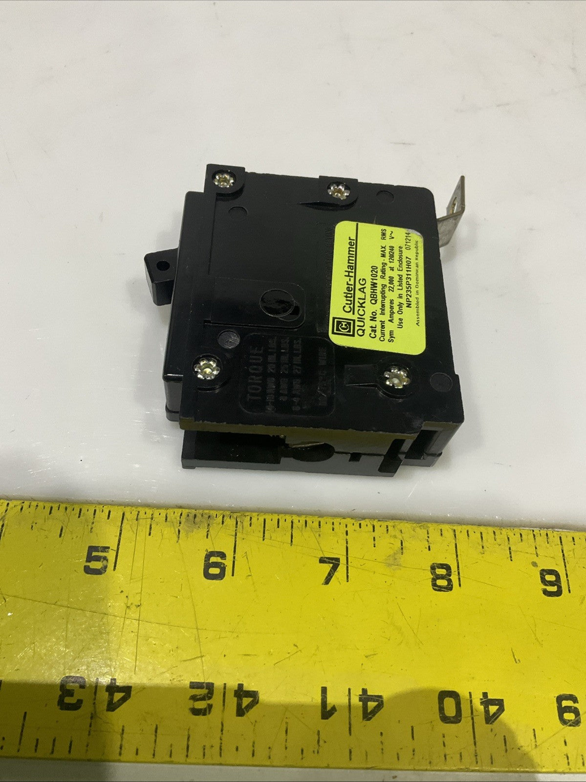 EATON CUTLER-HAMMER QBHW1020 22RMS 20A CIRCUIT BREAKER QUICKLAG  LOT OF 5 H5P