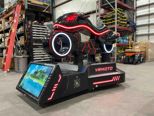 VIRTUAL REALITY VRMOTO MOTORCYCLE SIMULATOR WITH BILL ACCEPTOR