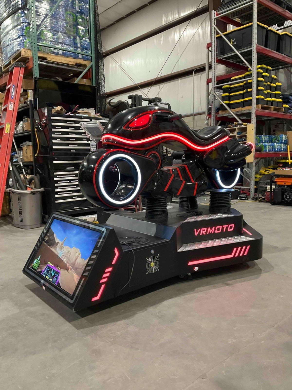 VIRTUAL REALITY VRMOTO MOTORCYCLE SIMULATOR WITH BILL ACCEPTOR