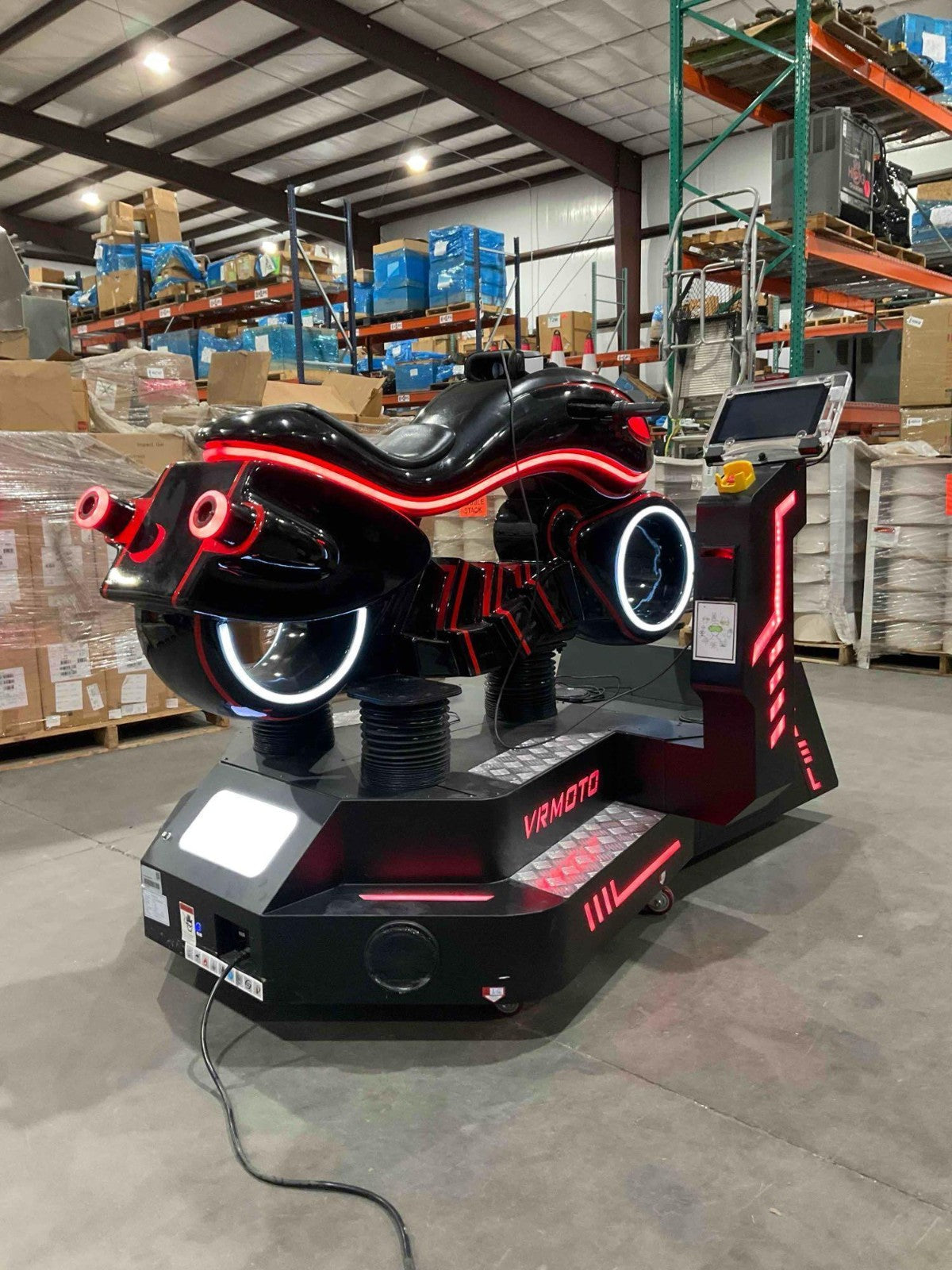 VIRTUAL REALITY VRMOTO MOTORCYCLE SIMULATOR WITH BILL ACCEPTOR