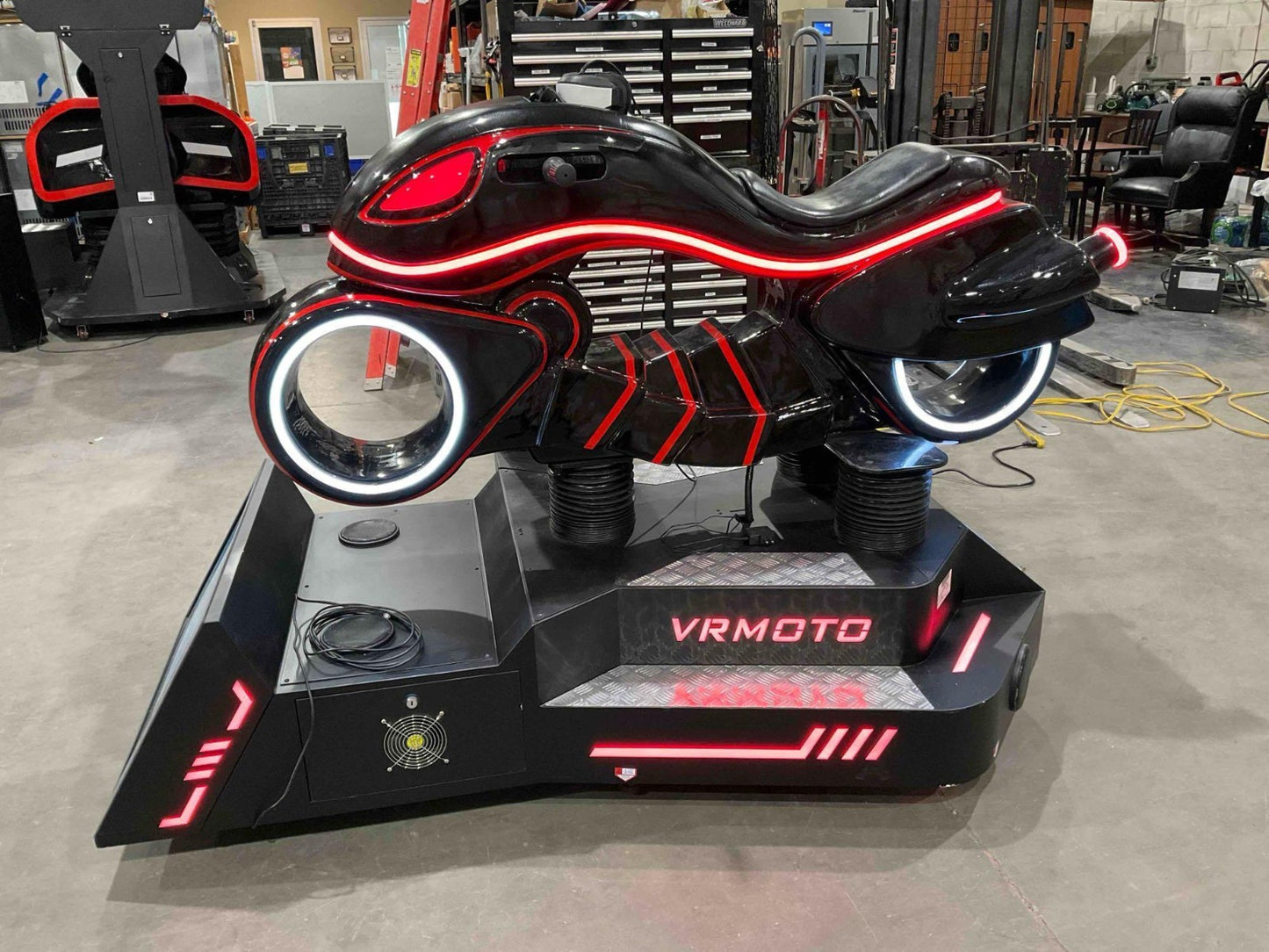 VIRTUAL REALITY VRMOTO MOTORCYCLE SIMULATOR WITH BILL ACCEPTOR