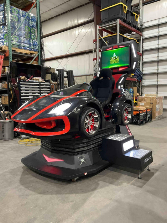 VIRTUAL REALITY VR RACING CAR SIMULATOR WITH BILL ACCEPTOR