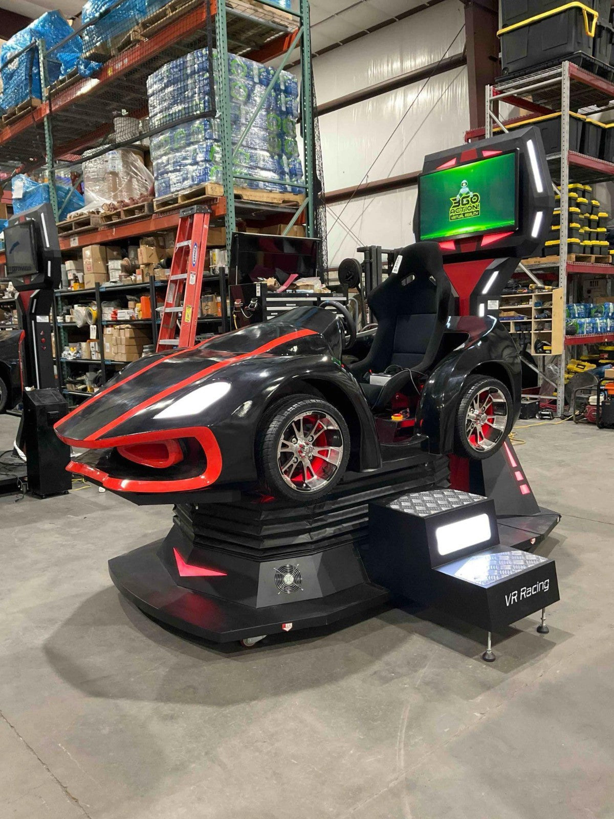 VIRTUAL REALITY VR RACING CAR SIMULATOR WITH BILL ACCEPTOR