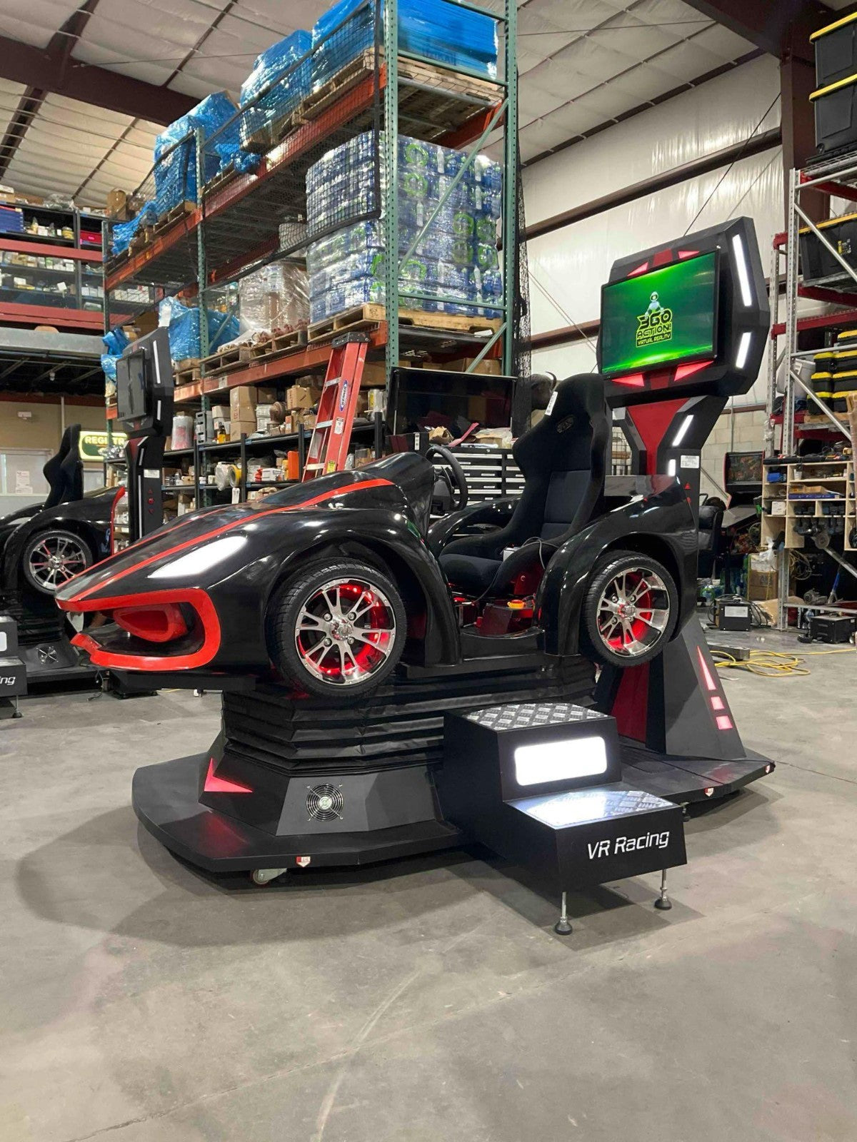 VIRTUAL REALITY VR RACING CAR SIMULATOR WITH BILL ACCEPTOR