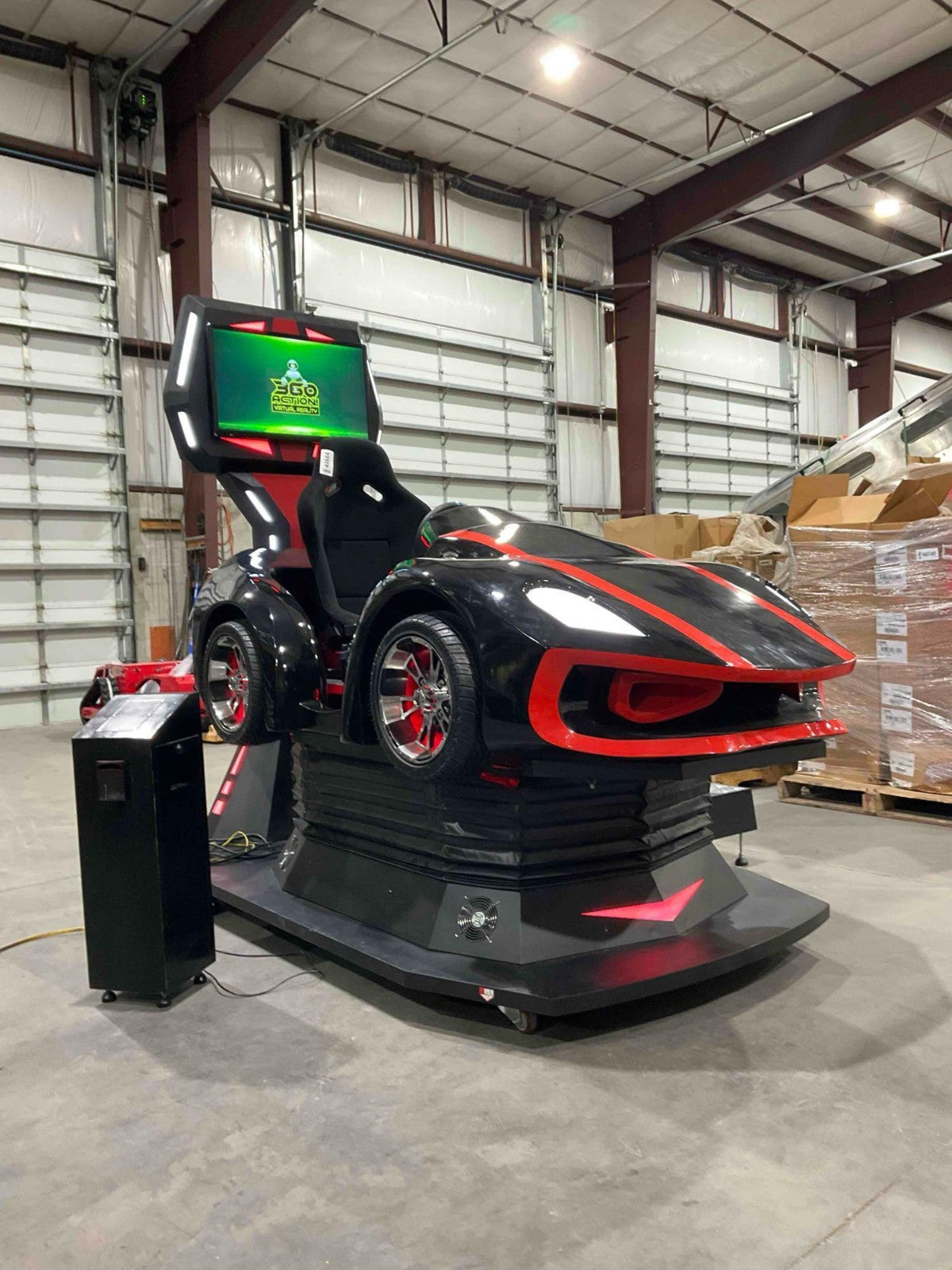 VIRTUAL REALITY VR RACING CAR SIMULATOR WITH BILL ACCEPTOR