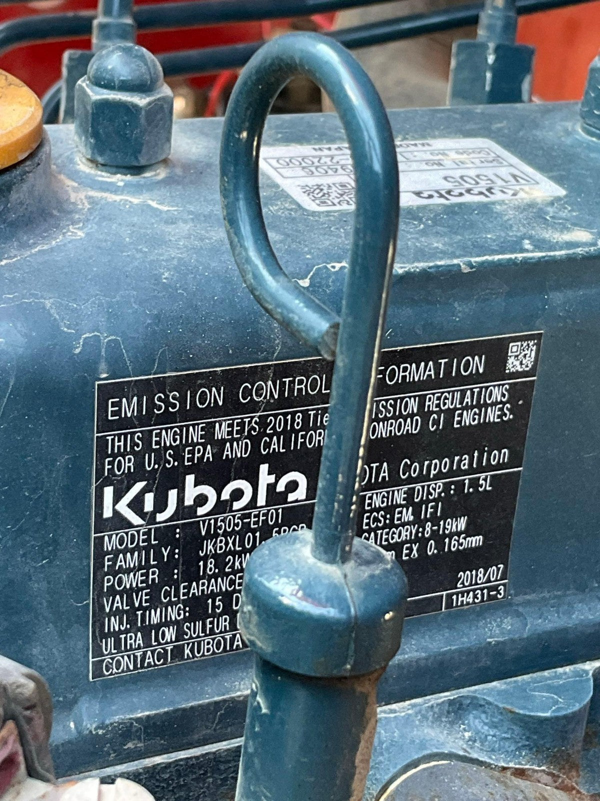 2019 BROCE RIDE ON SWEEPER MODEL BW-260, KUBOTA DIESEL