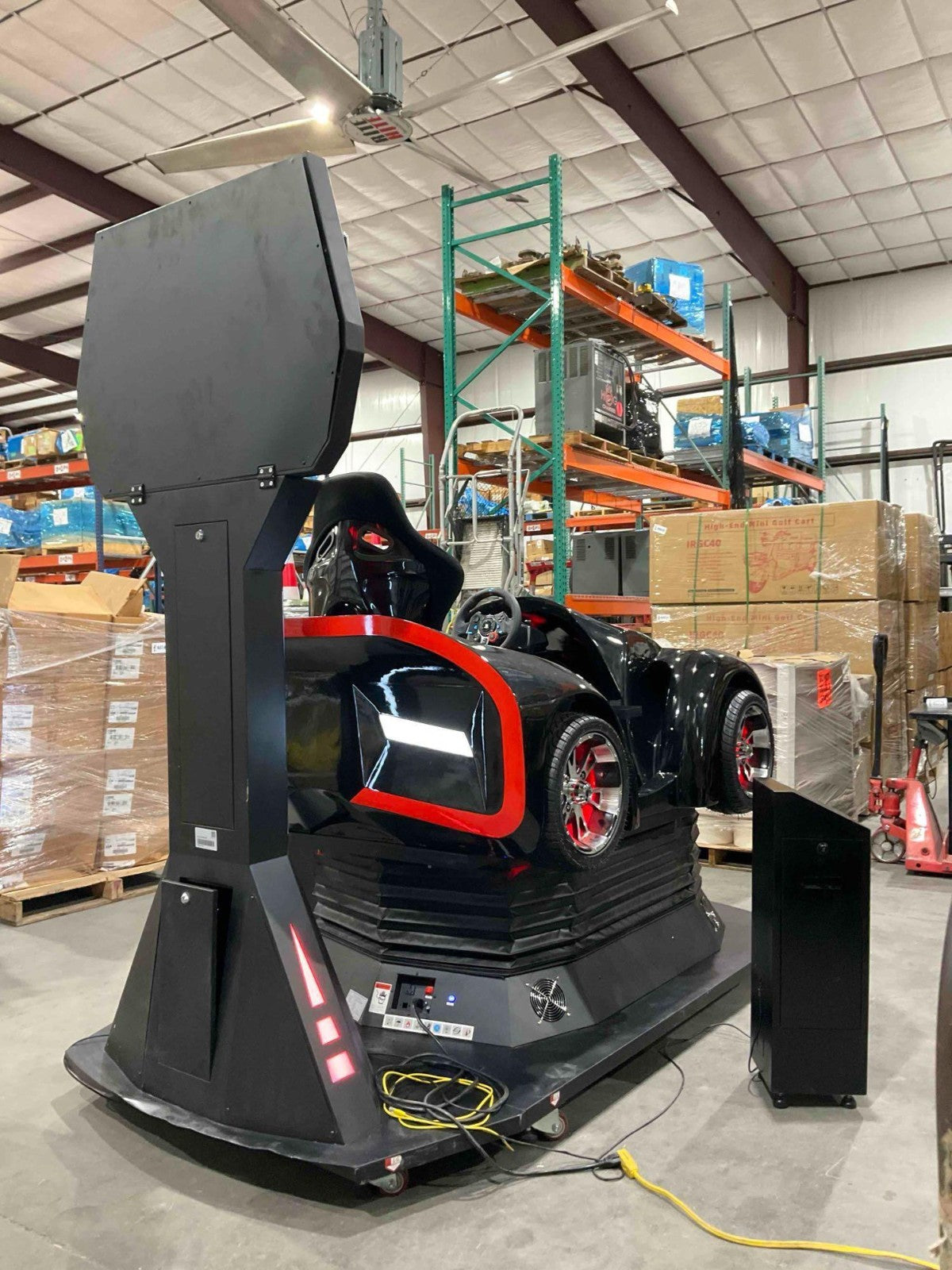 VIRTUAL REALITY VR RACING CAR SIMULATOR WITH BILL ACCEPTOR