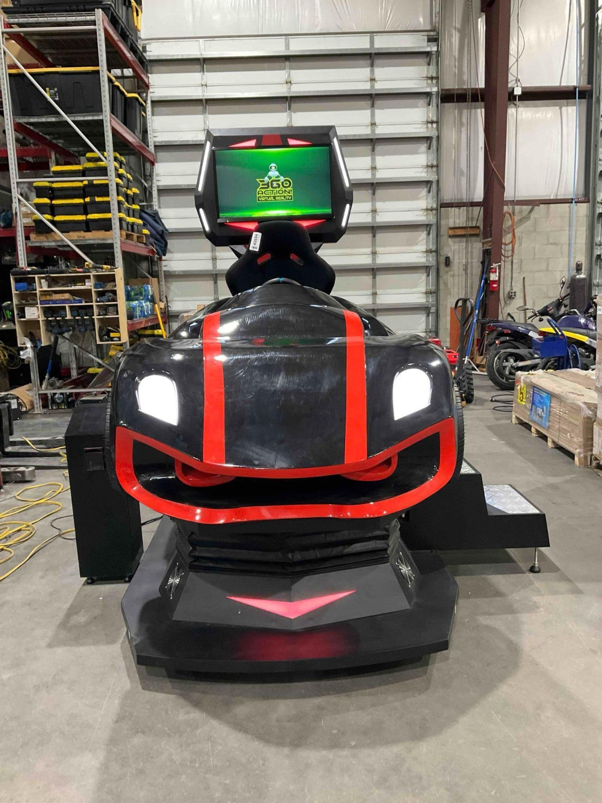 VIRTUAL REALITY VR RACING CAR SIMULATOR WITH BILL ACCEPTOR