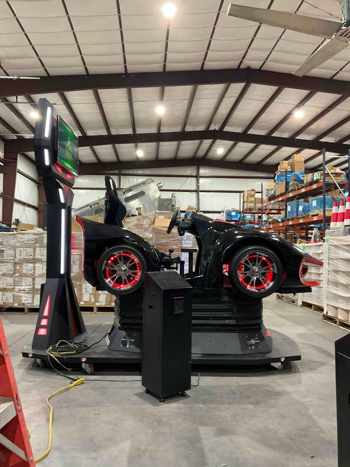 VIRTUAL REALITY VR RACING CAR SIMULATOR WITH BILL ACCEPTOR