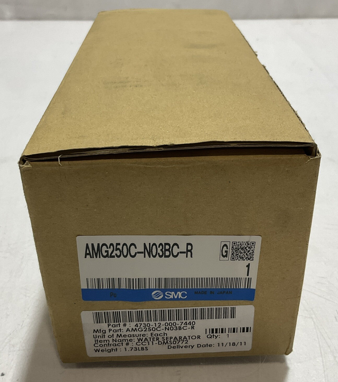 SMC AMG25OC-N03BC-R WATER SEPARATOR U3S