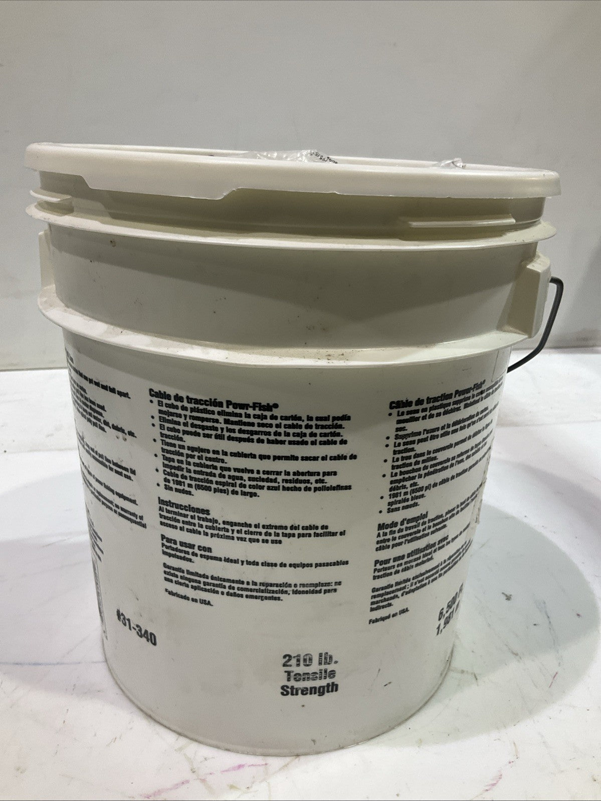 IDEAL   #31-340  POWR-FISH  PULL-LINE  6,500FT  LONG  A9T