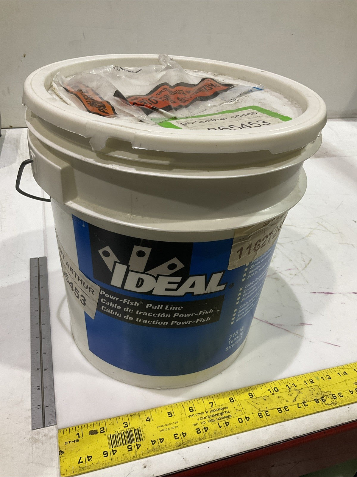 IDEAL   #31-340  POWR-FISH  PULL-LINE  6,500FT  LONG  A9T