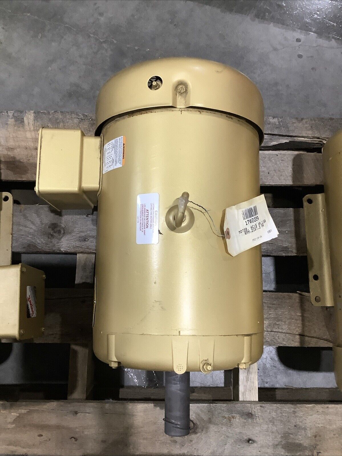 BALDOR EM3708T SUPER-E MOTOR 3PH 5HP 208-230/460V 60HZ 1160RPM 215T TEFC C2H