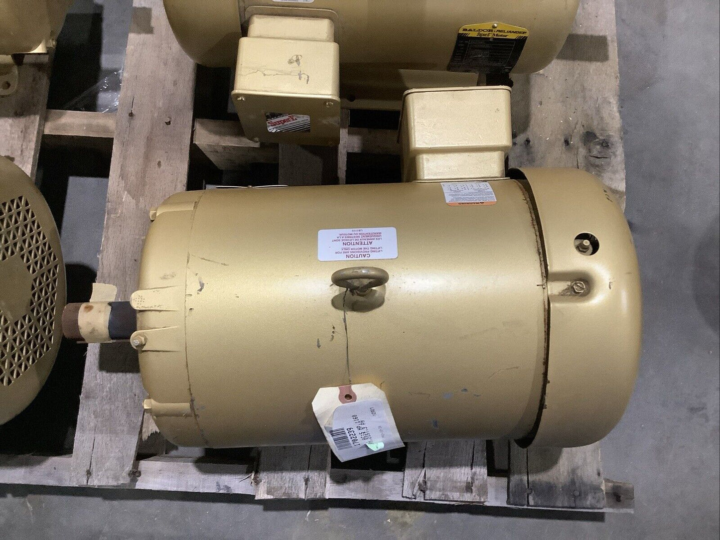 BALDOR EM3708T SUPER-E MOTOR 3PH 5HP 208-230/460V 60HZ 1160RPM 215T TEFC C2H