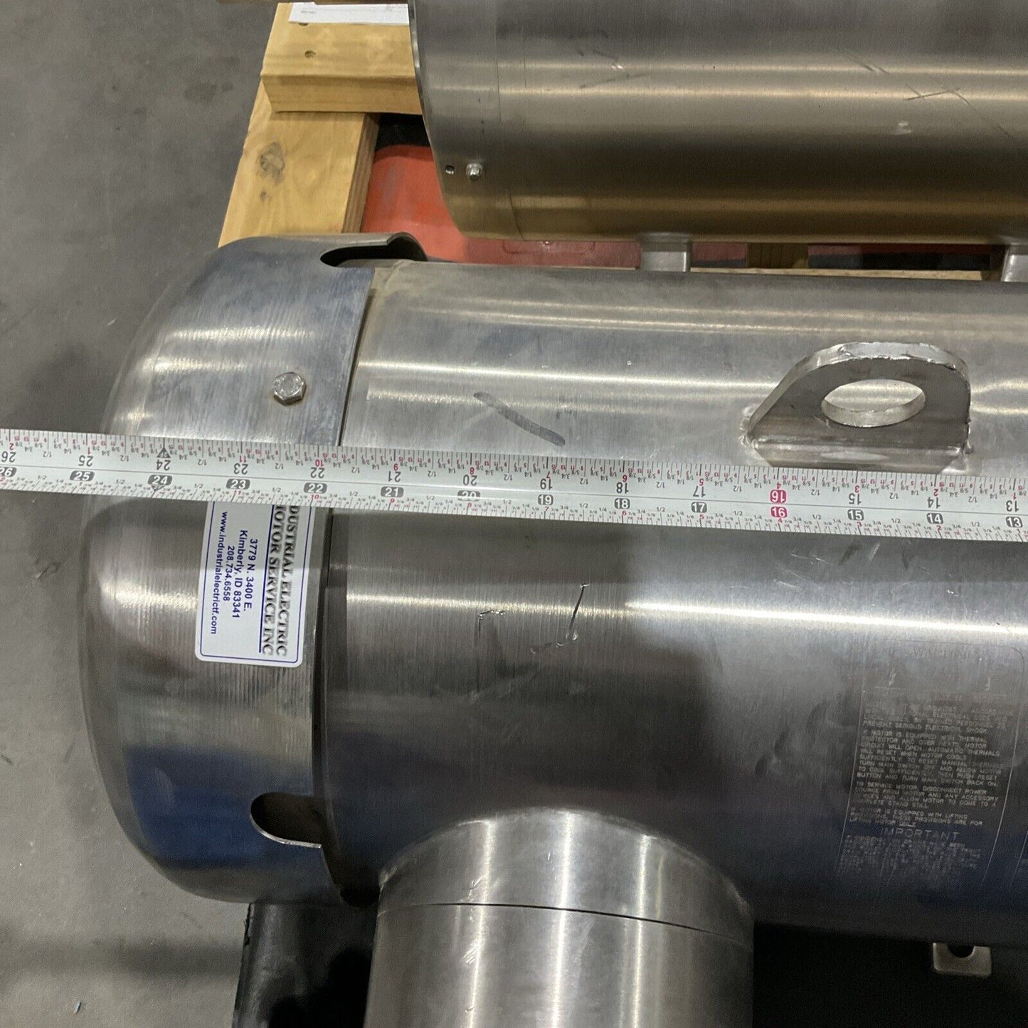 BALDOR RELIANCE JMFSWDM23933T-E  WASHDOWN DUTY MOTOR 15HP 230/460V 1765RPM C2H
