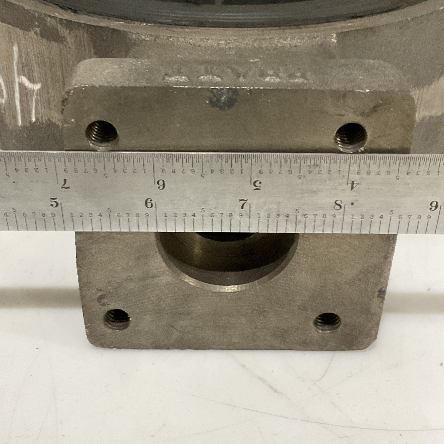 PRATT MKII MONOFLANGE RUBBER SEAT BUTTERFLY VALVE 150 PSIG SIZE 6" 373