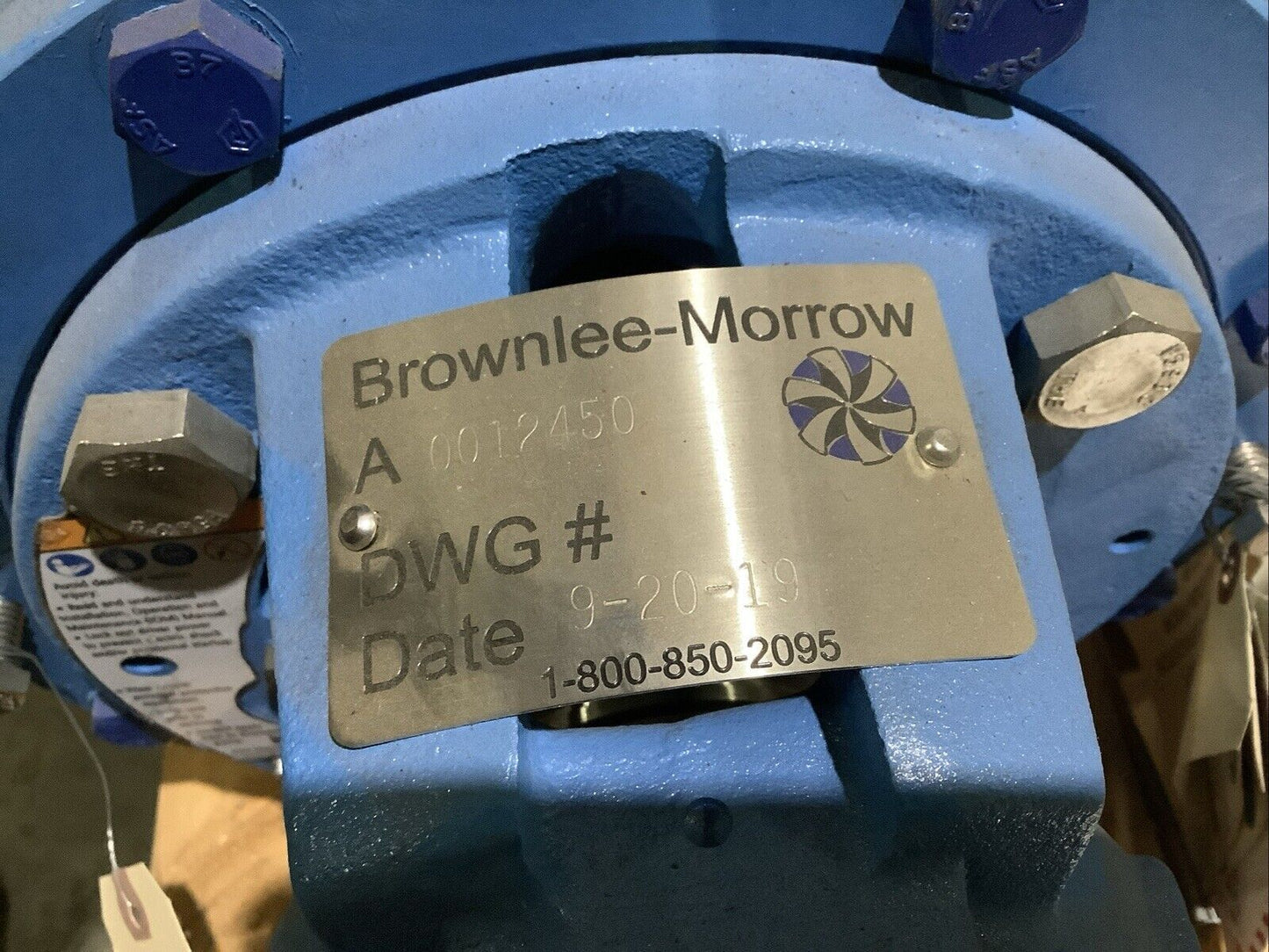 GOULD PUMPS 3196 CENTRIFUGAL PUMP 1X1.5-8 SIZE 3500RPM 77GPM 375PSIG