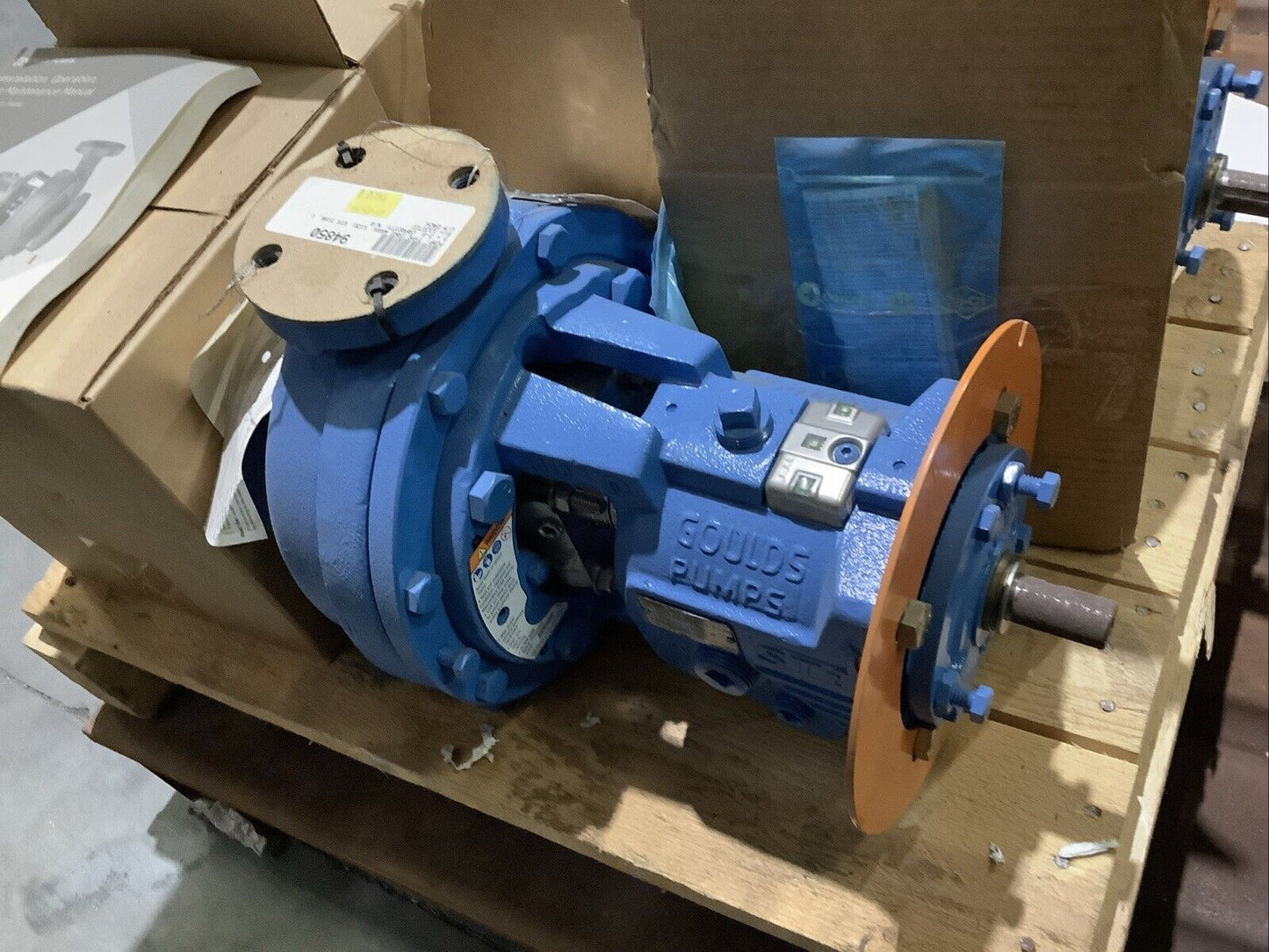 GOULD PUMPS 3196 CENTRIFUGAL PUMP 1.5X3-8 SIZE 250PSIG