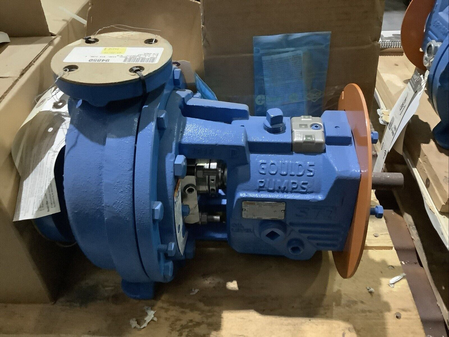GOULD PUMPS 3196 CENTRIFUGAL PUMP 1.5X3-8 SIZE 250PSIG