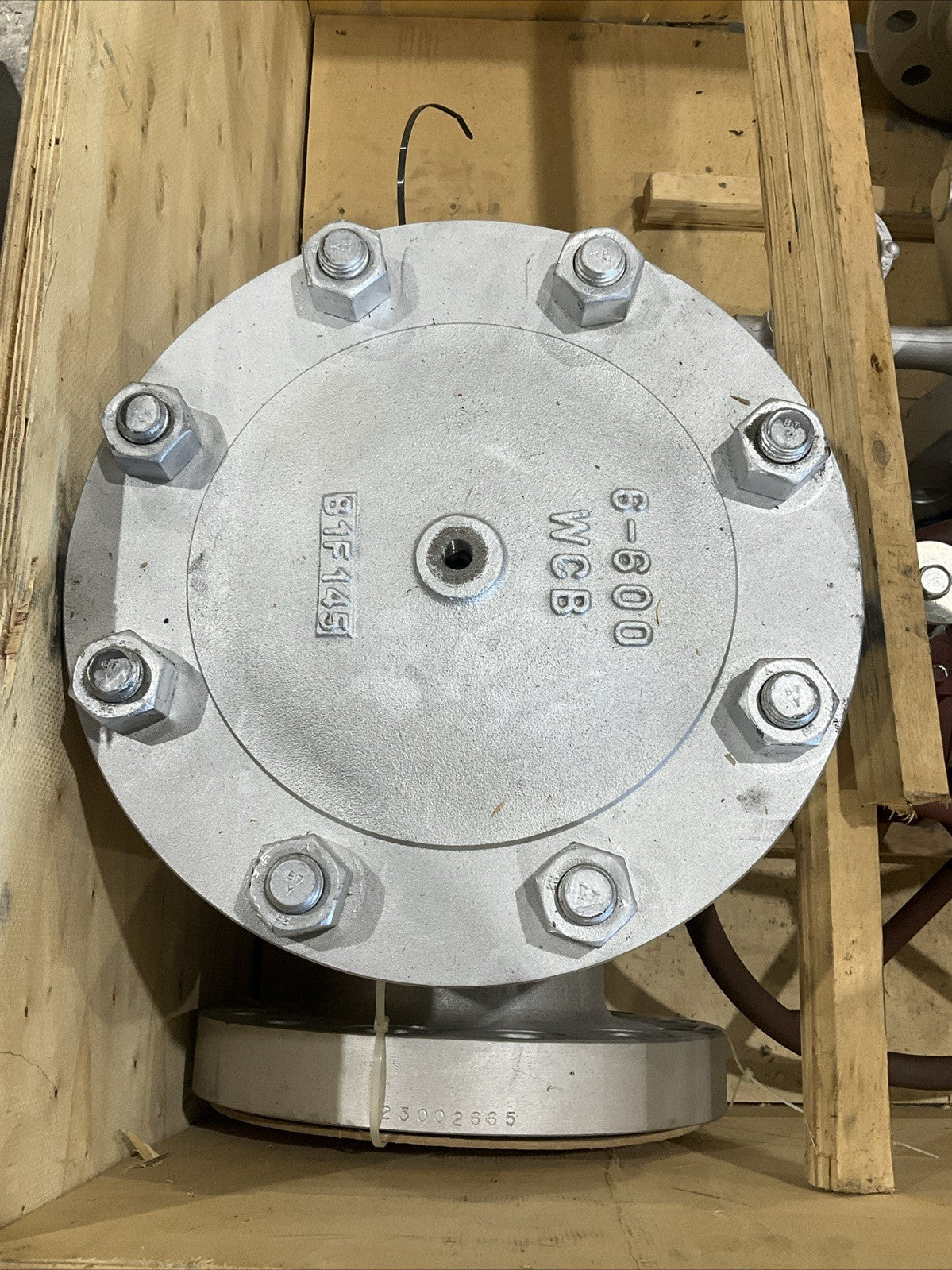 BONNEY FORGE 6" 600LB GATE CHECK VALVE WCB