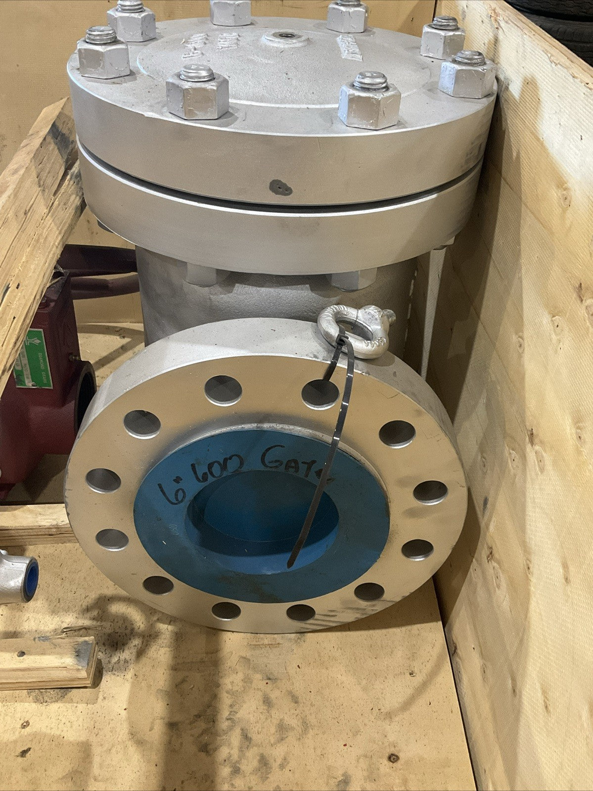 BONNEY FORGE 6" 600LB GATE CHECK VALVE WCB