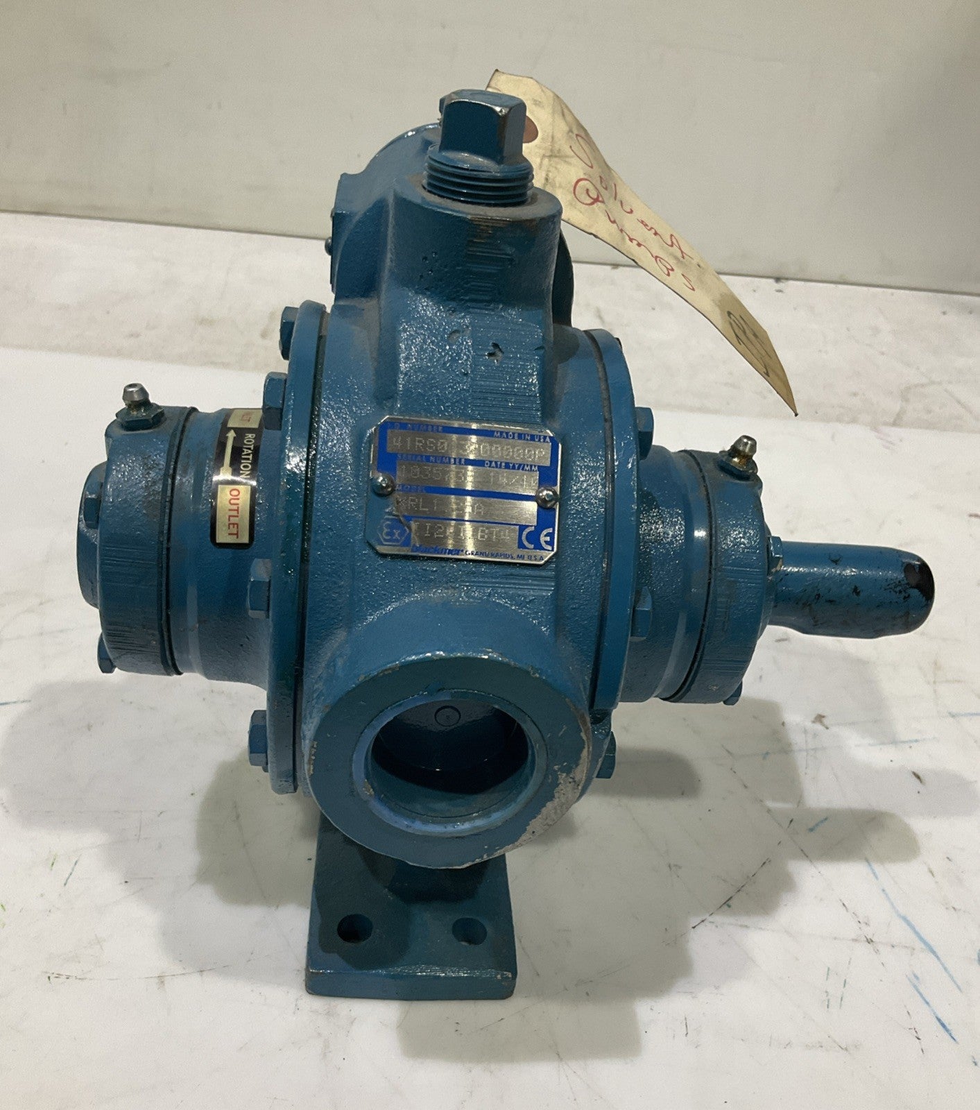 BLACKMER   XRL1.25A  HIGH-SPEED  HYDRAULIC SLIDING VANE  PUMP   H3C