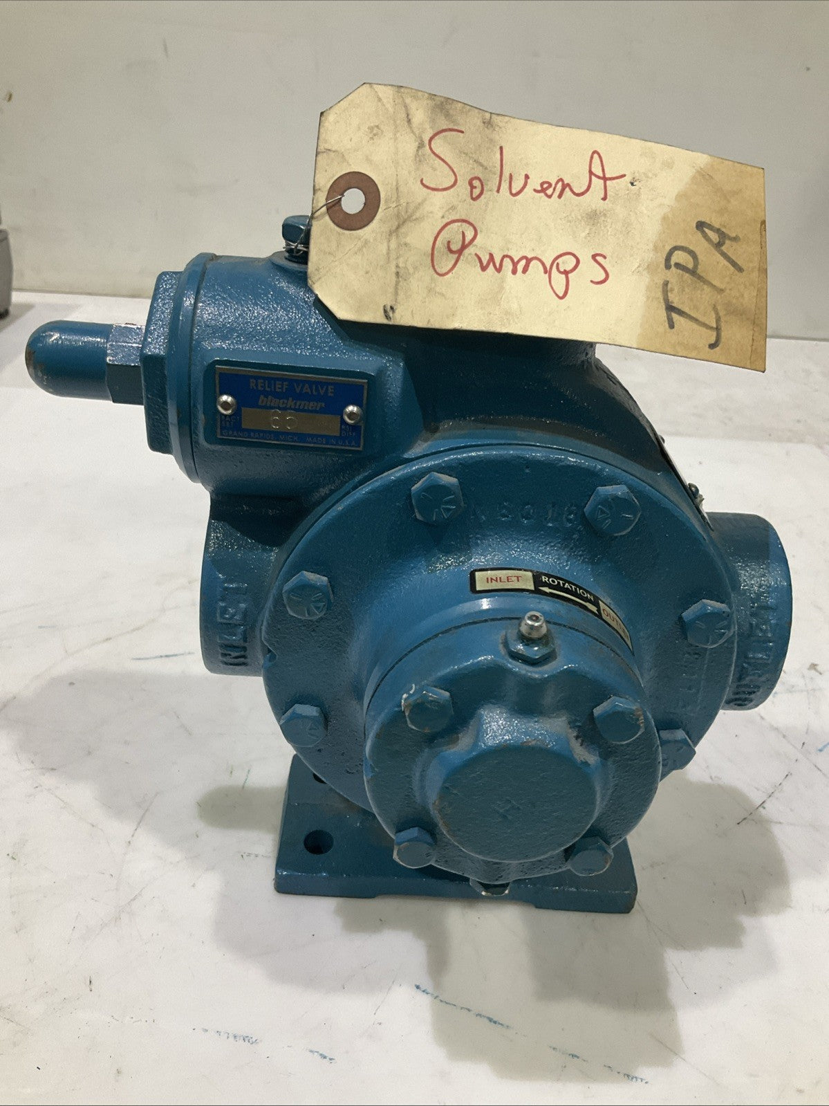BLACKMER   XRL1.25A  HIGH-SPEED  HYDRAULIC SLIDING VANE  PUMP   H3C