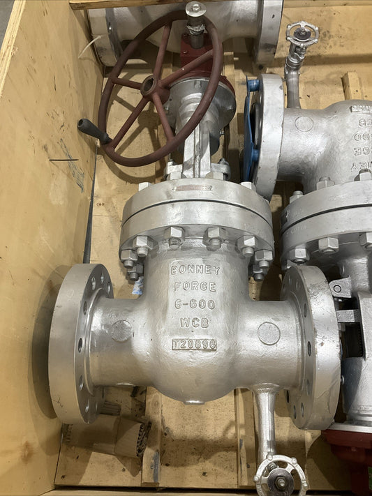 BONNEY FORGE 6" 600LB GATE VALVE RF CS  WCB