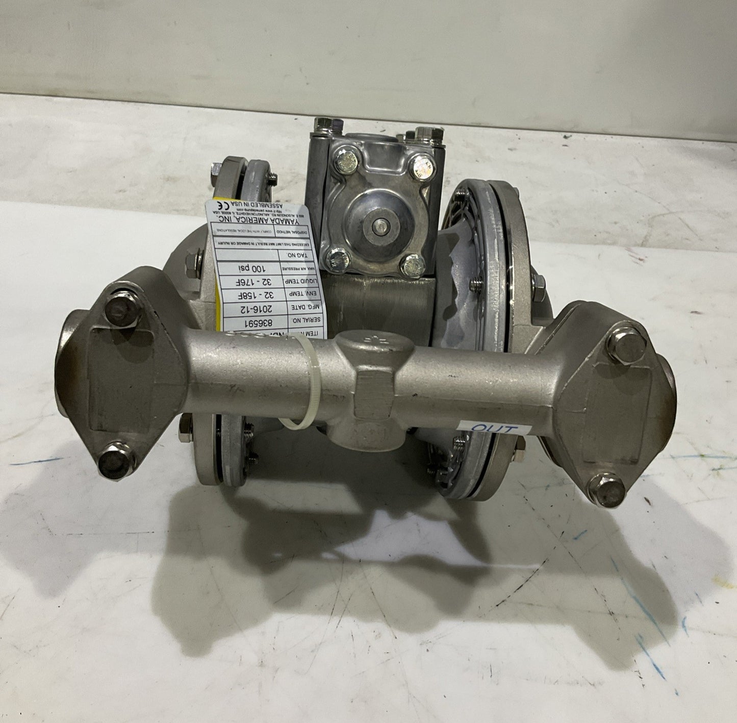 YAMADA   NDP-20BST  SERIES  AIR  OPERATED DRUM DIAPHRAGM PUMP  H3C