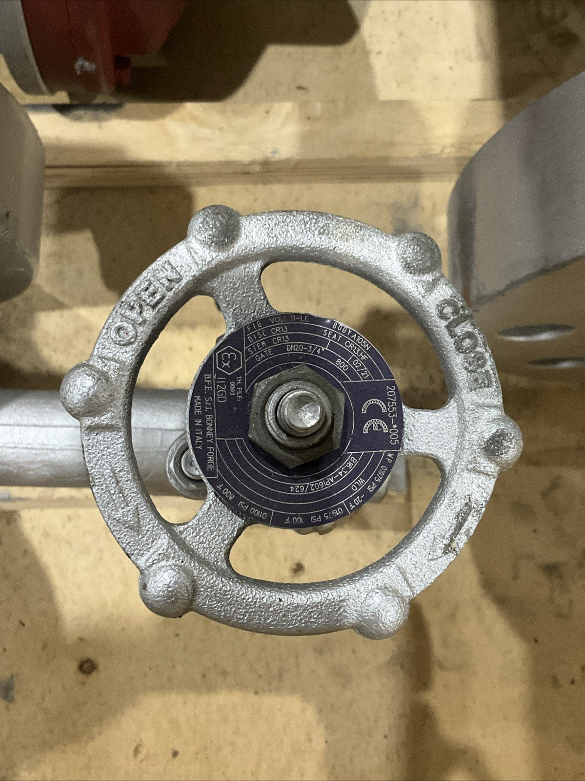 BONNEY FORGE 6" 600LB GATE VALVE RF CS WCB