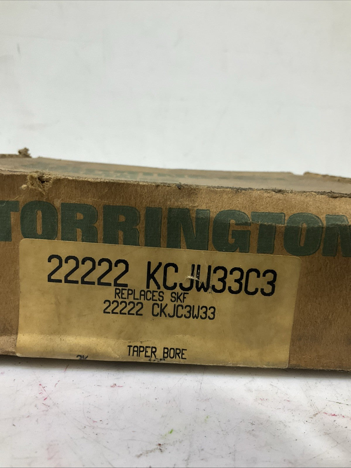 TORRINGTON   22222KCJW33C3  DOUBLE  ROW  SPHERICAL  ROLLER  BEARING  H3C