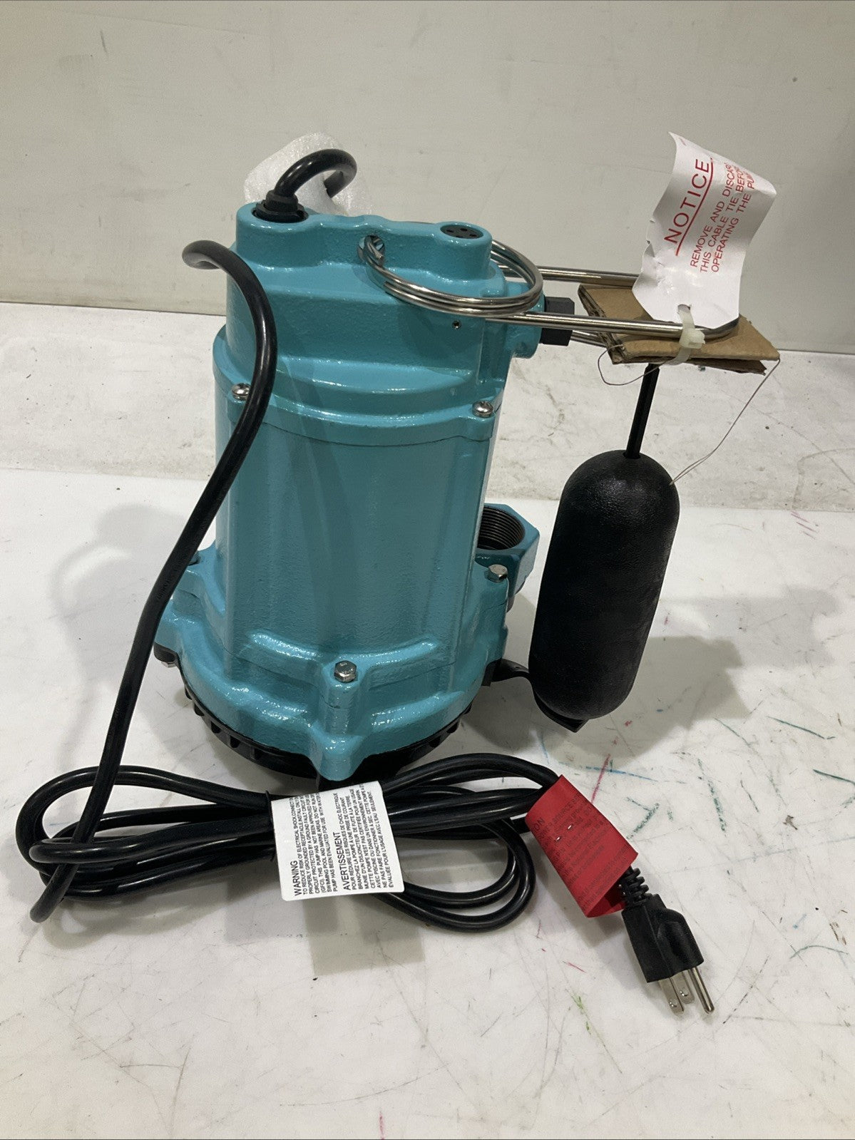 LITTLE GIANT  6EC -CIA-SFS  SUMP  EFFLUENT PUMP   1/3HP   H3C