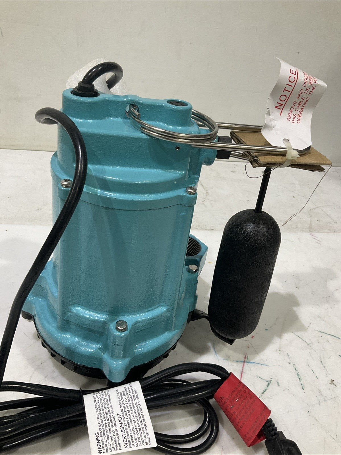 LITTLE GIANT  6EC -CIA-SFS  SUMP  EFFLUENT PUMP   1/3HP   H3C