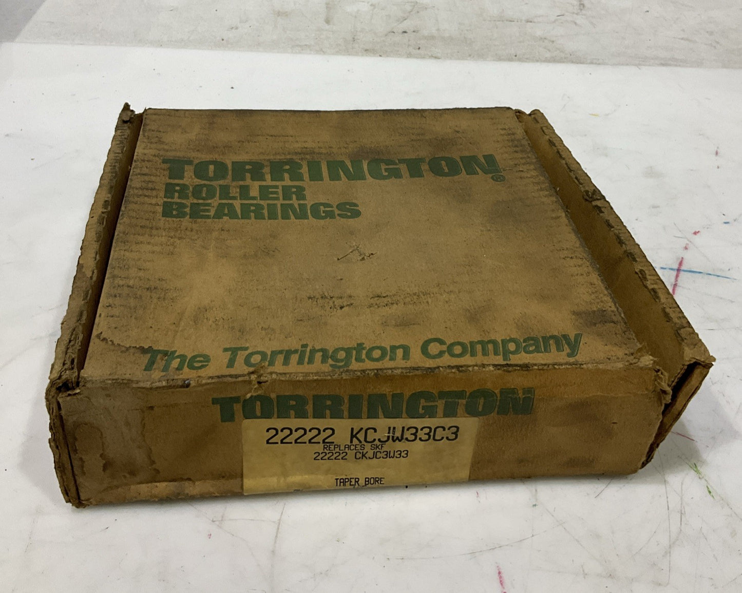 TORRINGTON   22222KCJW33C3  DOUBLE  ROW  SPHERICAL  ROLLER  BEARING  H3C
