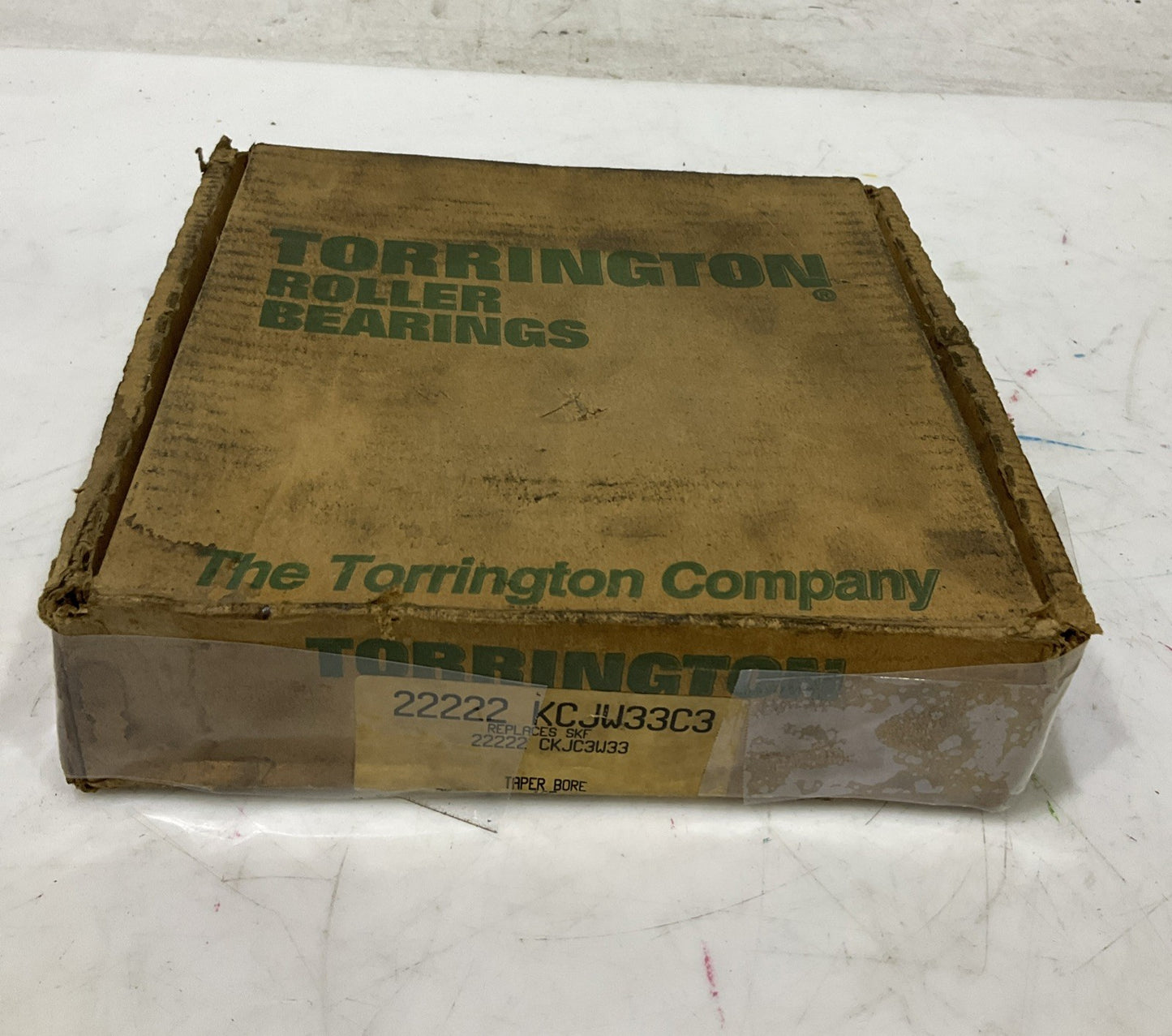 TORRINGTON   22222KCJW33C3  DOUBLE  ROW  SPHERICAL  ROLLER  BEARING  H3C