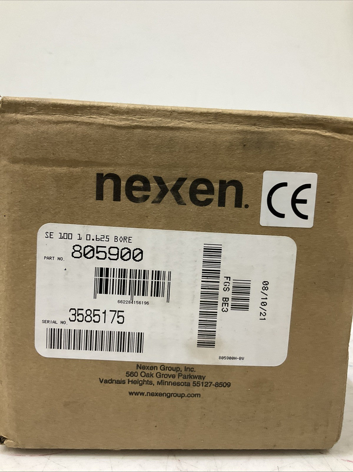 NEXEN  805900  SE 100 10.625  BORED SPRING  ENGAGED  BRAKE  H3C