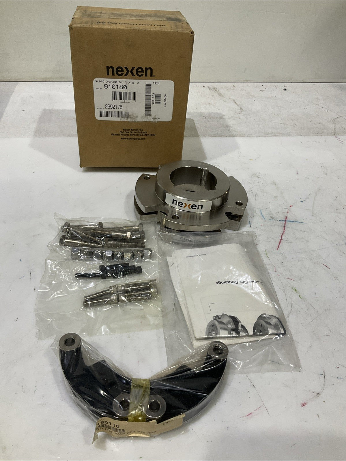 NEXEN   910180  SINGLE FLEX COUPLING SHAFT  ADAPTER  H3C