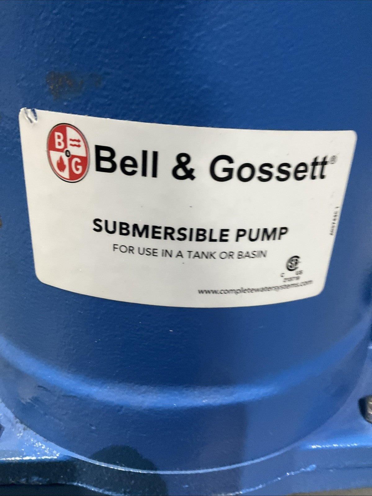 BELL & GOSSETT   2EC0712 3/4HP 230V SUBMERSIBLE  EFFLUENT PUMP  2EC-XYLEM   H3C