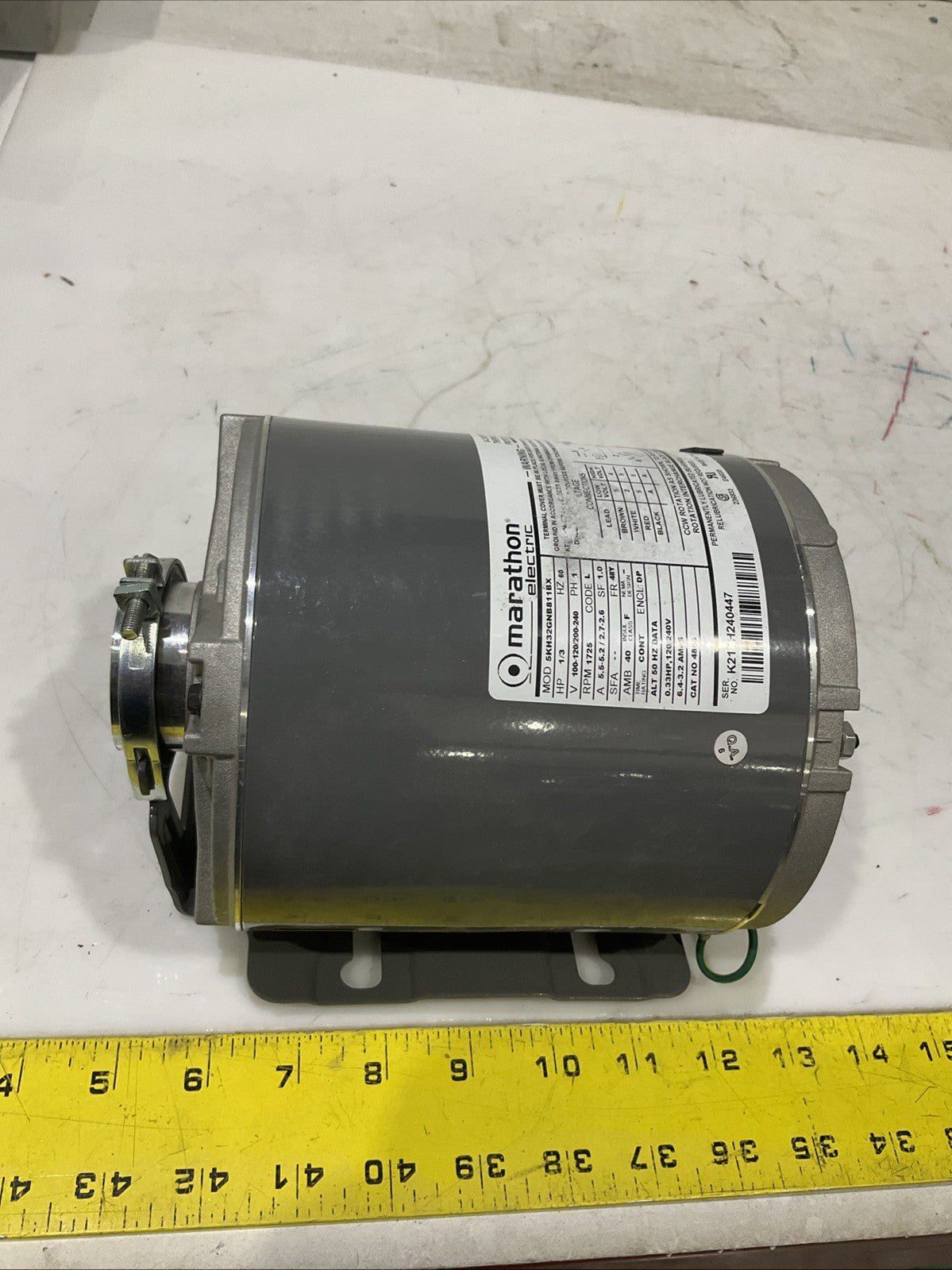 MARATHON  5KH32GNB811X-CXTH  SINGLE PHASE  CARBONATOR  COOLING PUMP  MOTOR  H3C