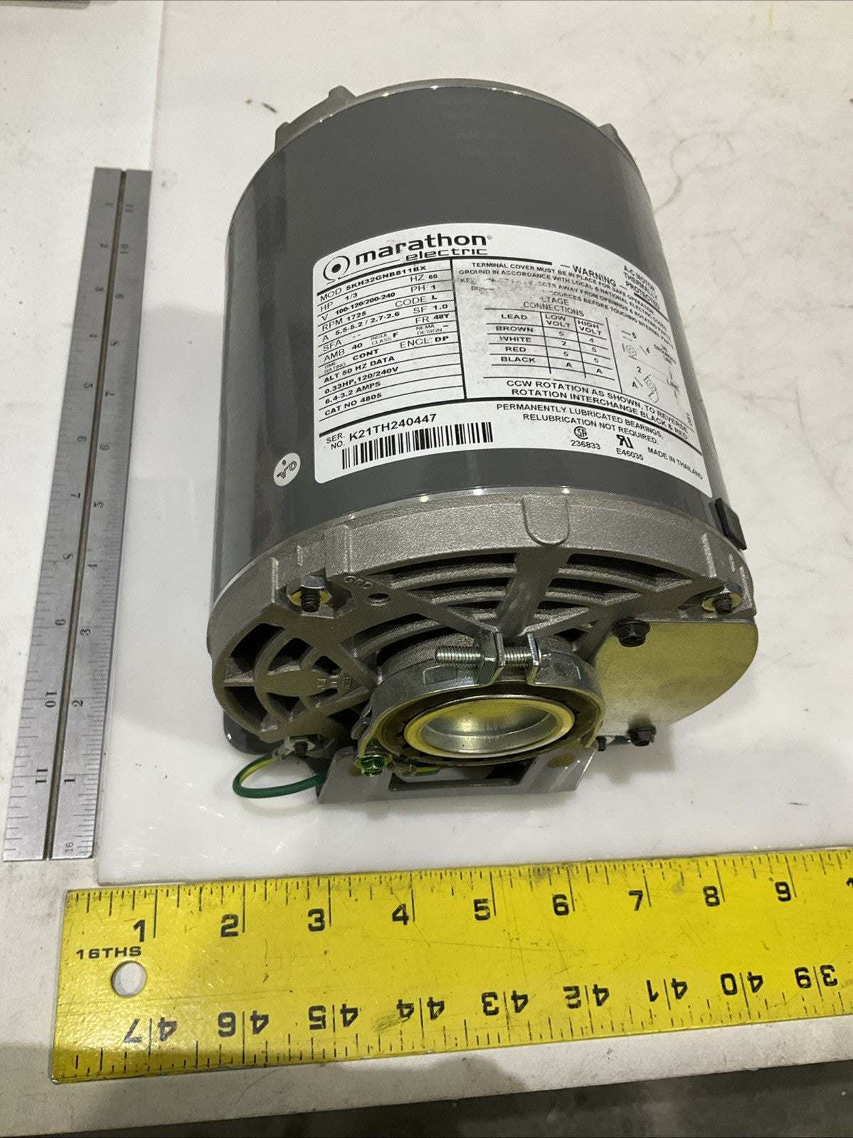 MARATHON  5KH32GNB811X-CXTH  SINGLE PHASE  CARBONATOR  COOLING PUMP  MOTOR  H3C