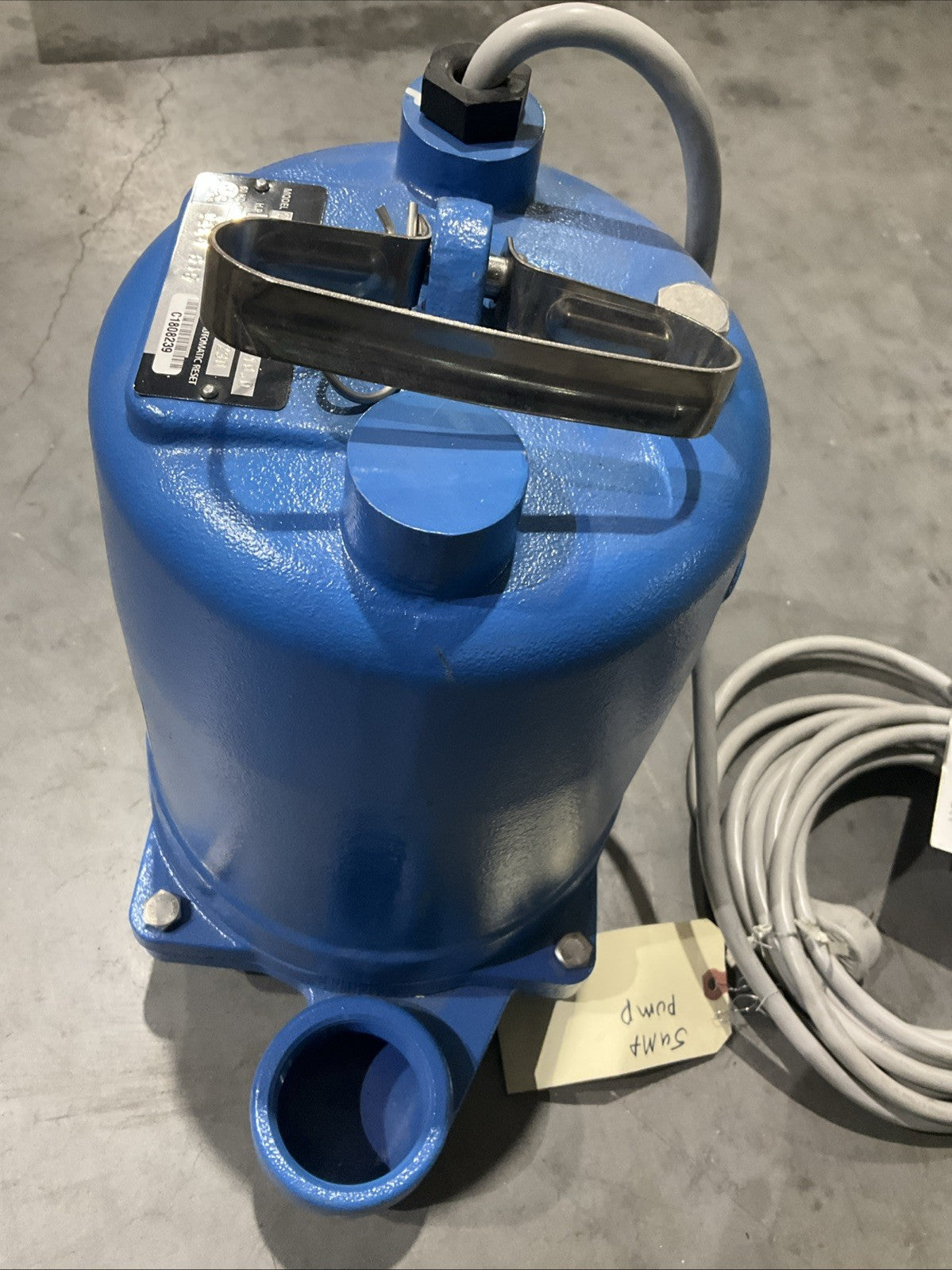 BELL & GOSSETT   2EC0712 3/4HP 230V SUBMERSIBLE  EFFLUENT PUMP  2EC-XYLEM   H3C