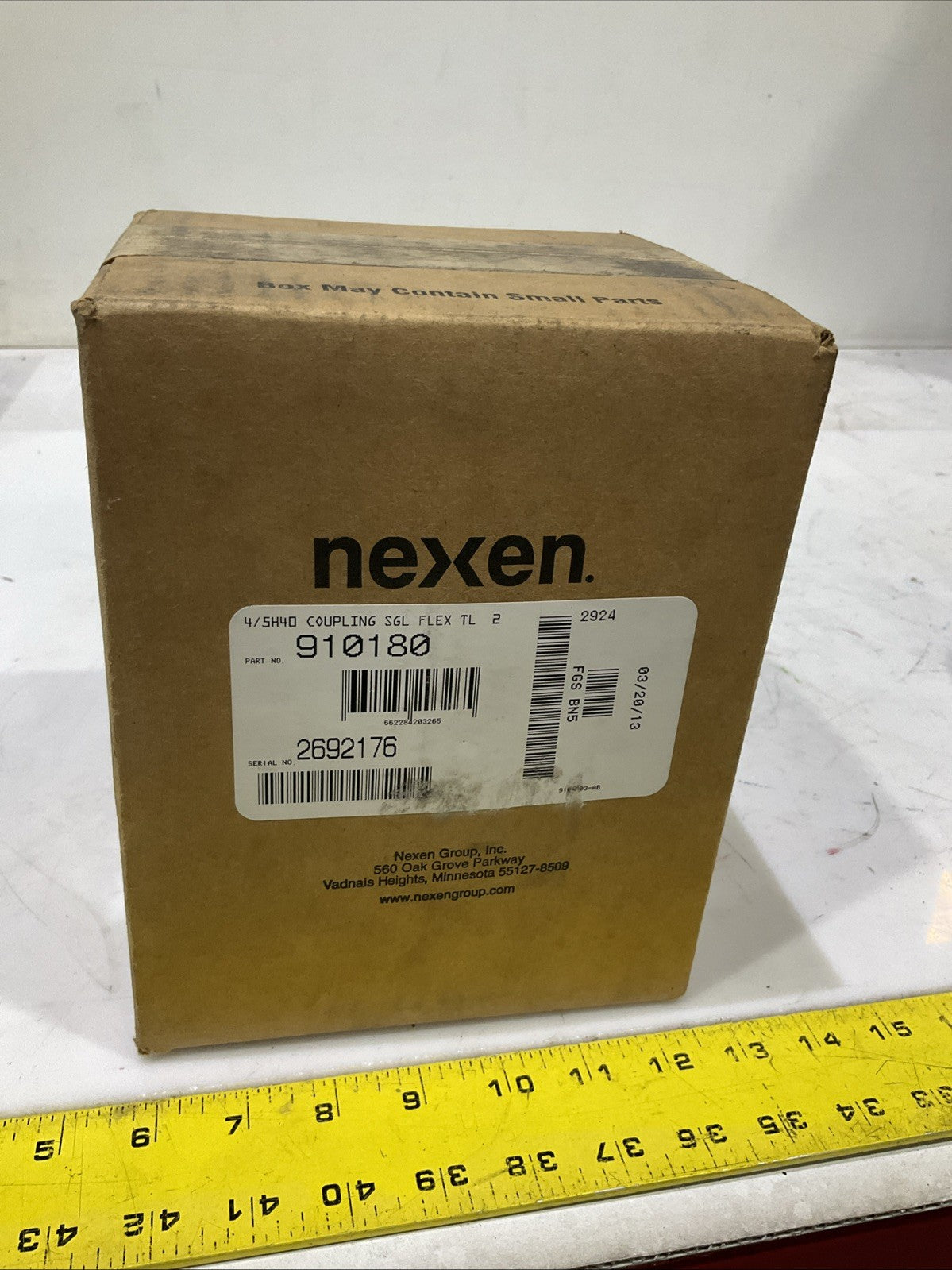 NEXEN   910180  SINGLE FLEX COUPLING SHAFT  ADAPTER  H3C