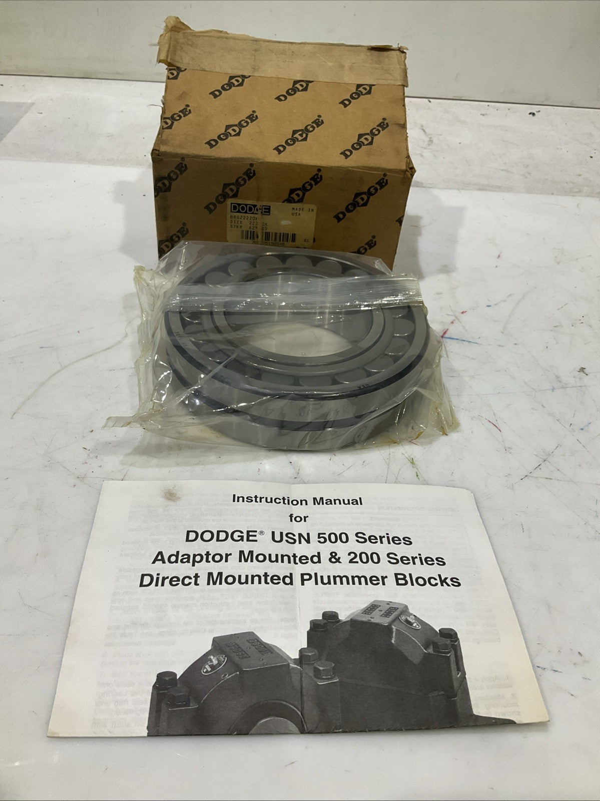 SKF / DODGE 22220 EK/C3 23 060E BORED SPHERICAL SELF ALIGNING BEARING H3C
