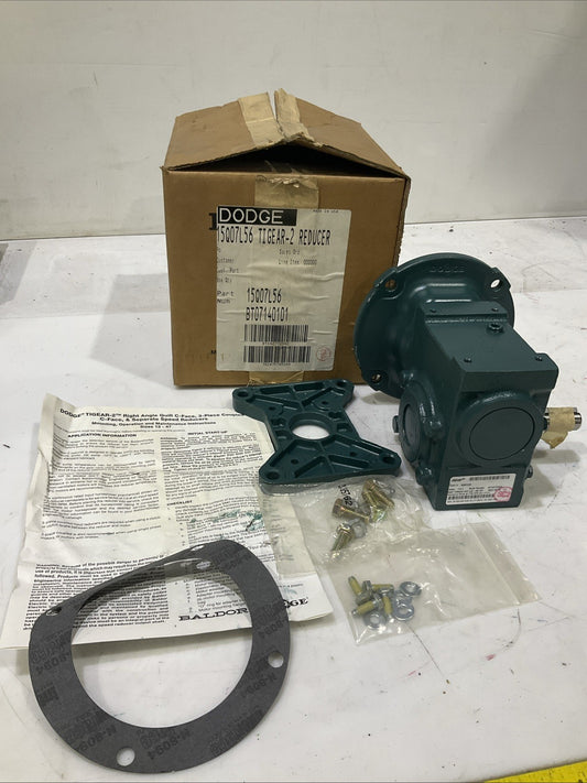 DODGE 15Q07L56  TIGEAR-2  RIGHT  ANGLE  QUILL  WORM  GEAR REDUCER  H3C
