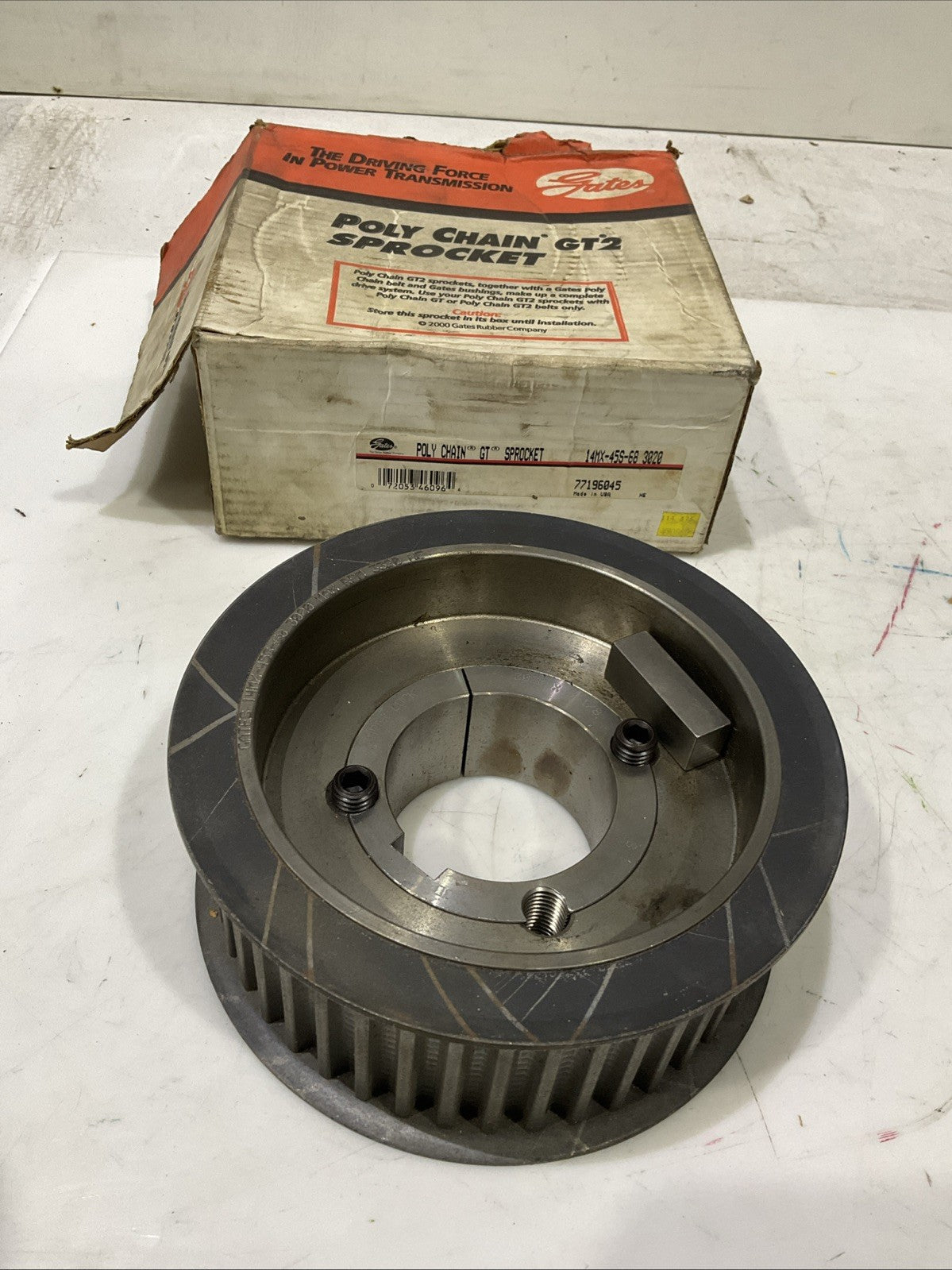 GATES  14MX-45S-683020  77196045  TIMING  POLY CHAIN  GT2 SPROCKET  H3C