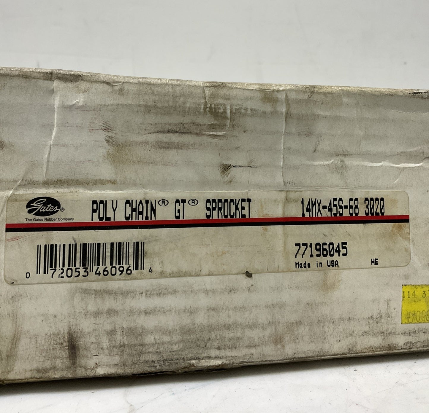 GATES  14MX-45S-683020  77196045  TIMING  POLY CHAIN  GT2 SPROCKET  H3C