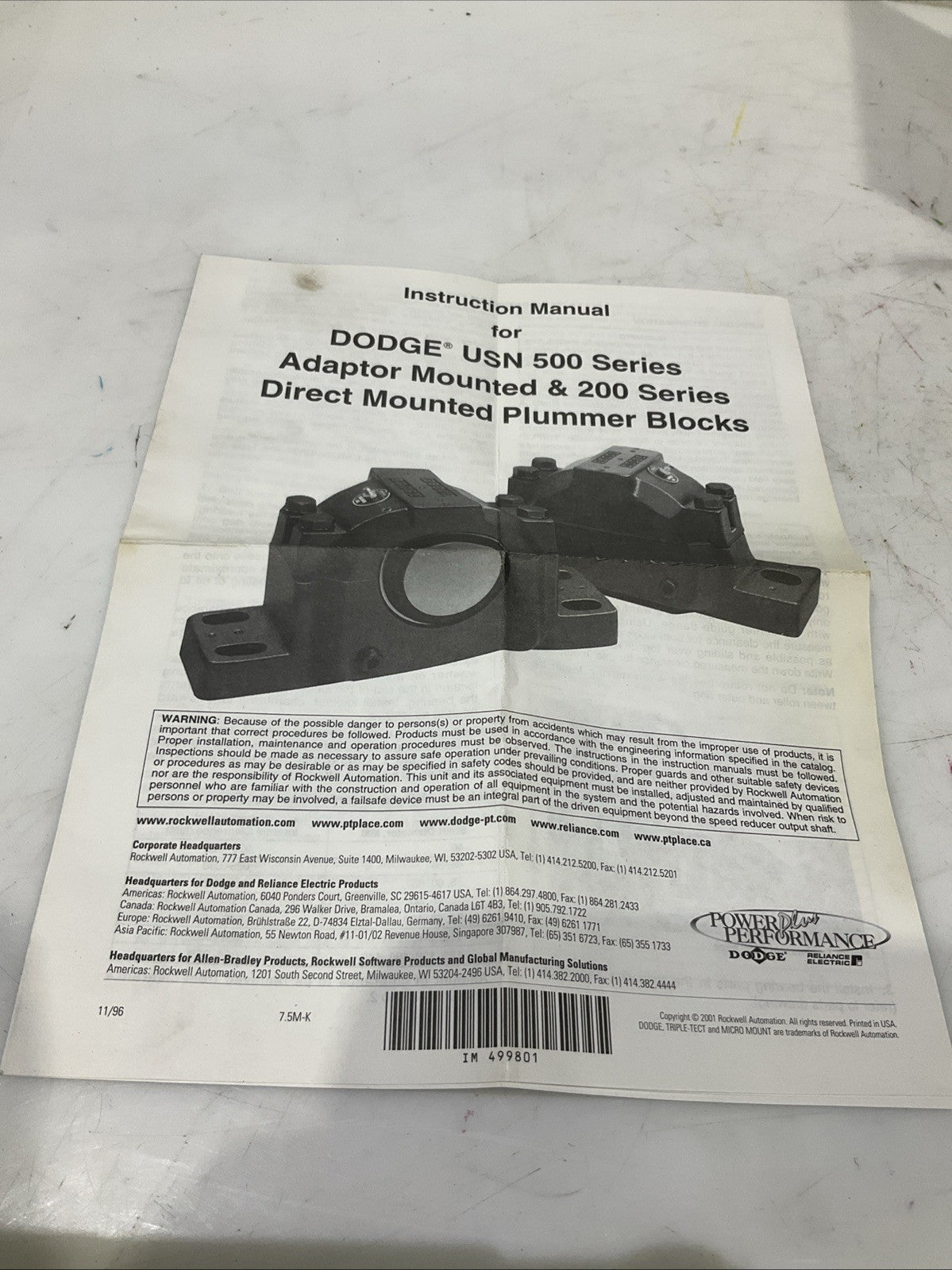 SKF / DODGE 22220 EK/C3 23 060E BORED SPHERICAL SELF ALIGNING BEARING H3C