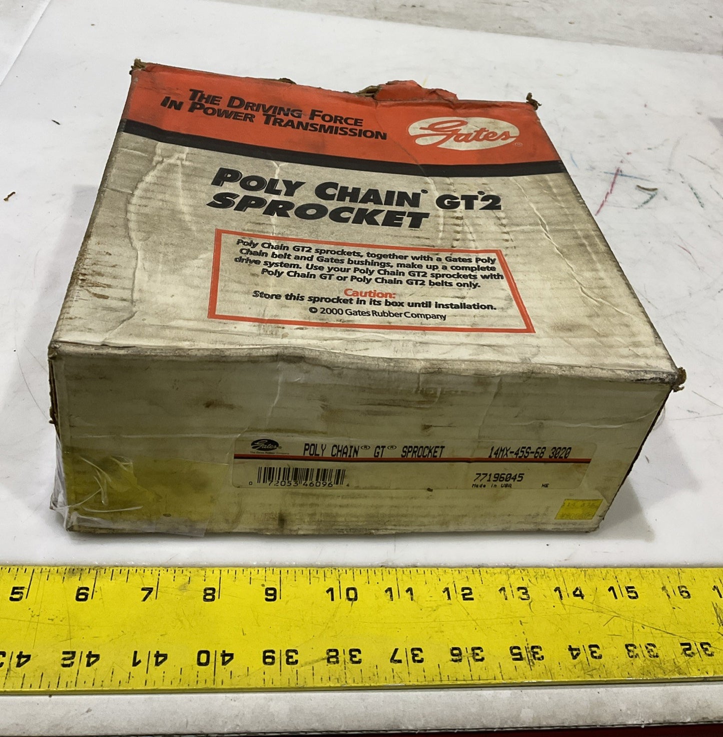 GATES  14MX-45S-683020  77196045  TIMING  POLY CHAIN  GT2 SPROCKET  H3C