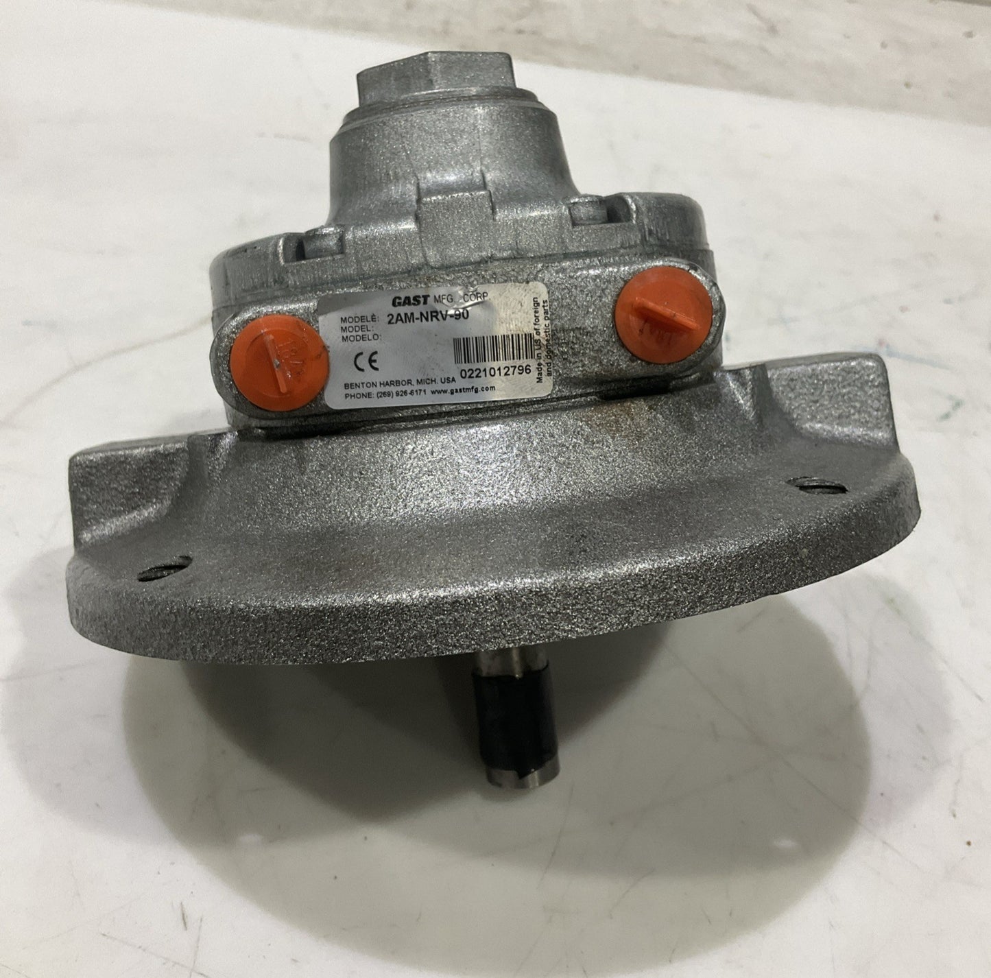 GAST  2AM-NRV-90  STANDARD  AIR MOTOR   J5A7