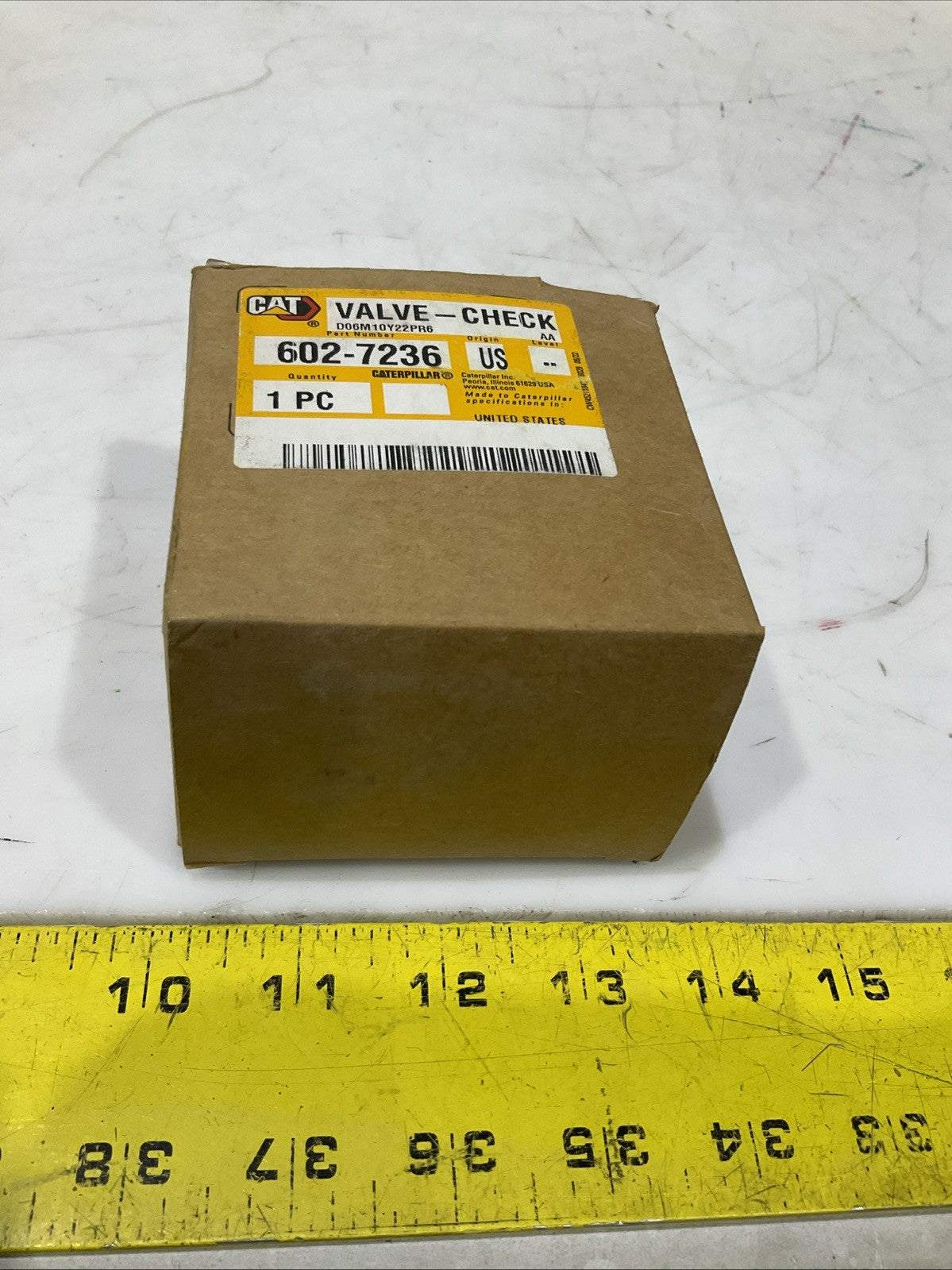 CAT- CATERPILLAR   602-7236    VALVE - CHECK   J5A7